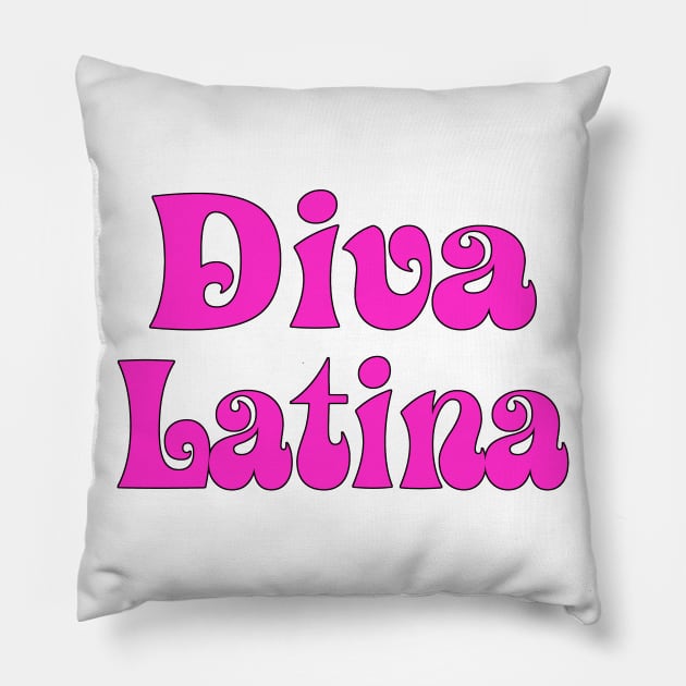 Diva Latina Pillow by Naves