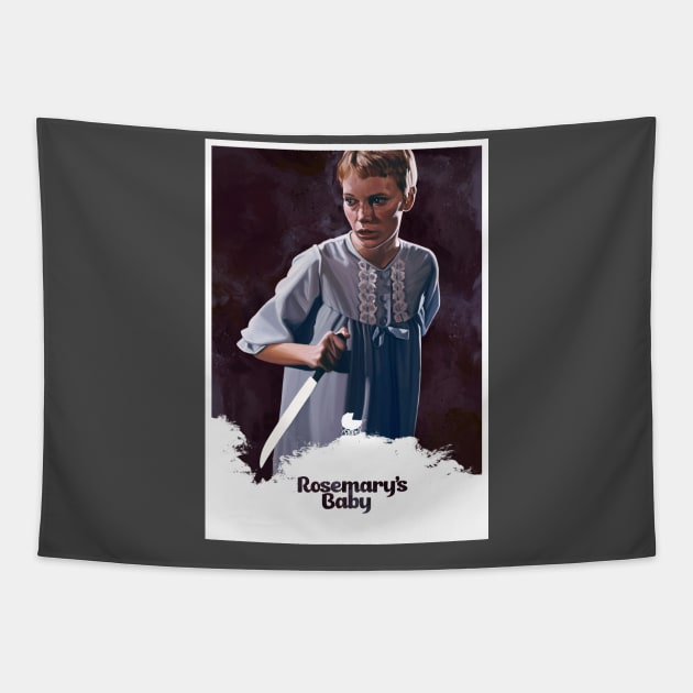 Rosemary's Baby Tapestry by dmitryb1