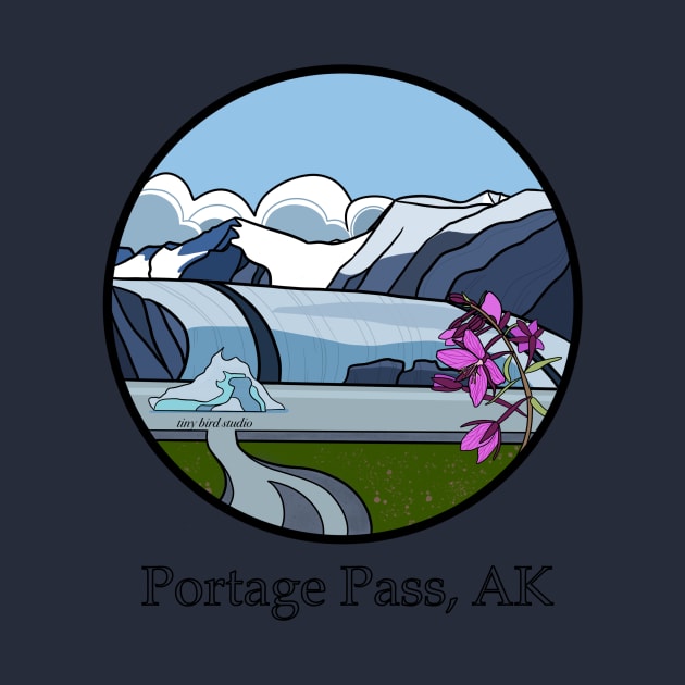 Portage Pass, AK by Tiny Bird Studio