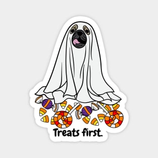 Treats First Ghost Dog Magnet