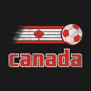 Canada Soccer Retro Vintage T-Shirt