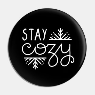 Stay cozy winter handlettering Pin