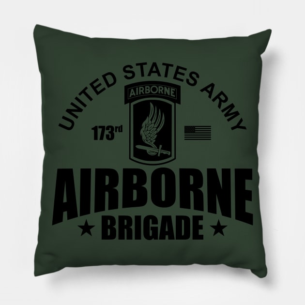 173rd Airborne Brigade Pillow by TCP