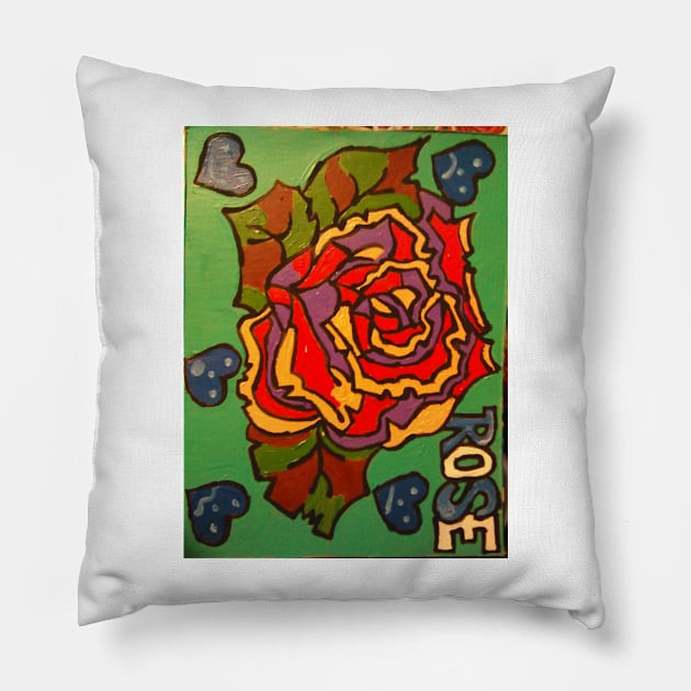 Rose by Stormi Epps Pillow by billyhjackson86