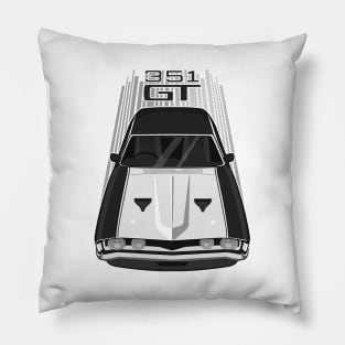 Ford Falcon XA GT 351 - Black and White Pillow