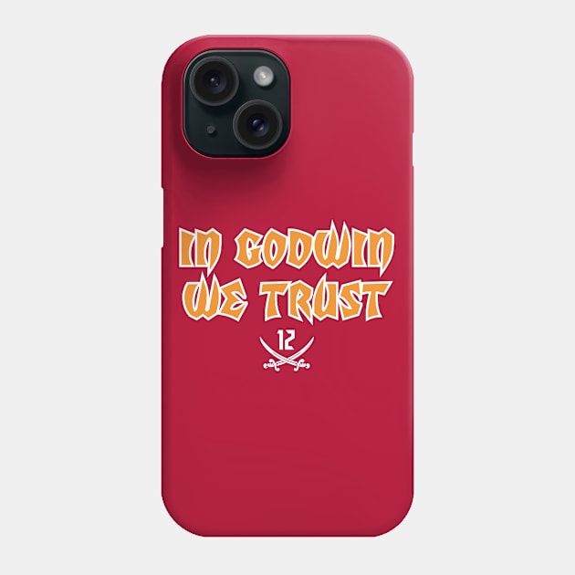 In Godwin We Trust - Red Phone Case by KFig21