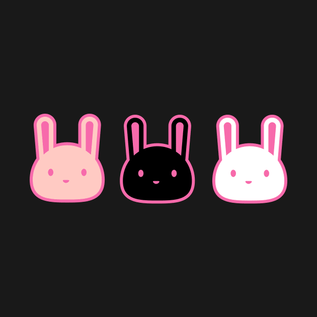 Three cute bunnies by Potato_pinkie_pie