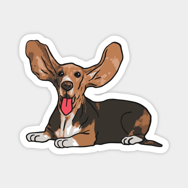 Basset Hound Dog Magnet by PetinHeart