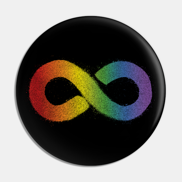 HenoysoHenoyso Rainbow Autistic Pride Pin Neurodiversity Autism Infinity Lapel Pin Bulk Celebrate Neurodiversity Autism Acceptance Neurodivergent