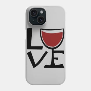 I love red wine Phone Case