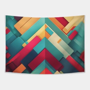 Abstract rhombus background Tapestry