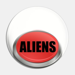 Red Button - Aliens Pin