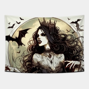 The vampire black queen Tapestry