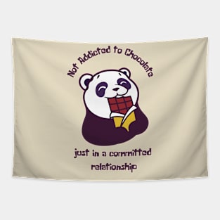 Not Addicted to Chocolate, Chocolate Lover, Funny Design Tapestry