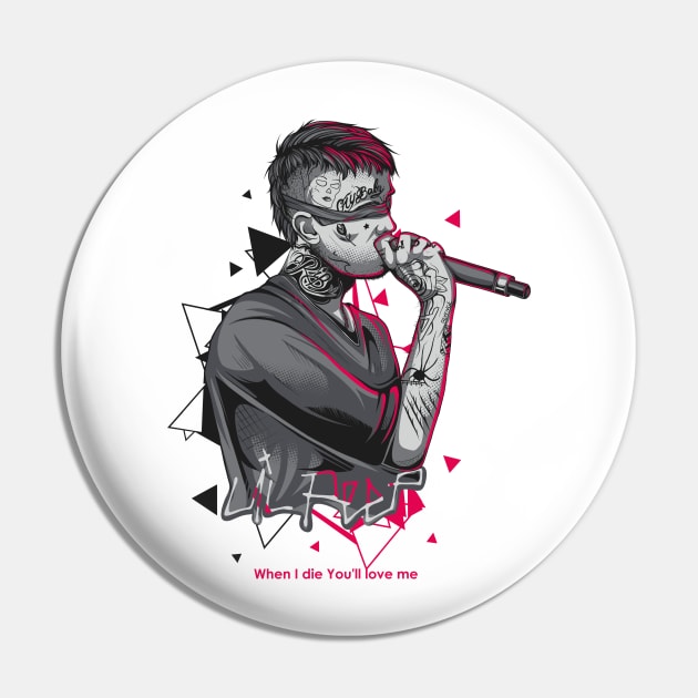 Lil Peep Pin by DenielHast