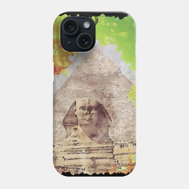 Sphinx of Giza Phone Case by KMSbyZet