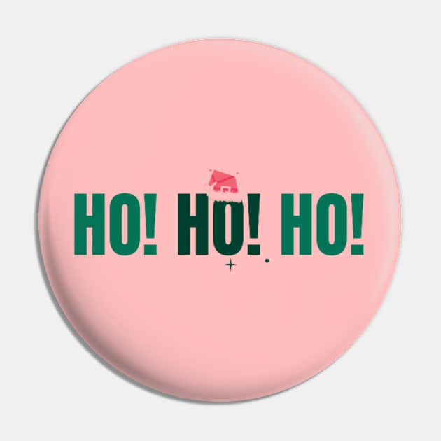 Merry Christmas Pin by Artistic Design