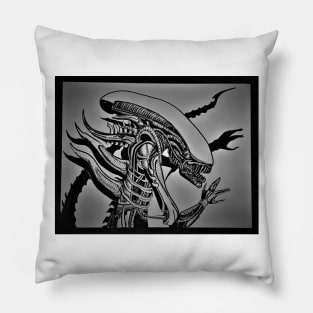 Alien Drone Pillow