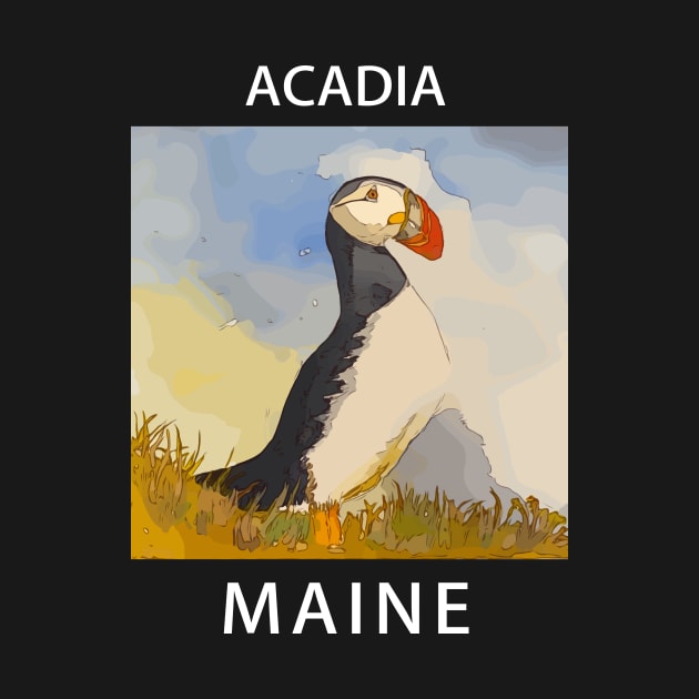 Puffin Lover - Acadia Maine by WelshDesigns