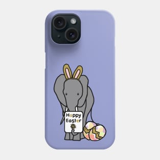 Happy Easter Bunny Ears on an Elephant Phone Case