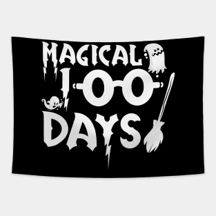 Magical 100 Days Gifts 100th Day of School Teacher Student Tapestry