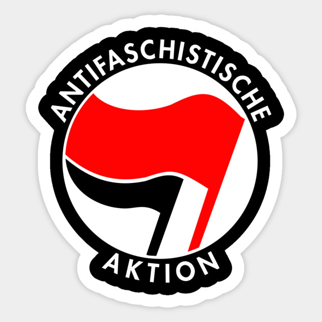 Antifaschistische Aktion Antifaschistische Aktion Sticker Teepublic