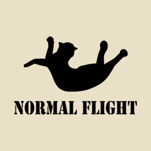 Cat normal flight (dark) T-Shirt