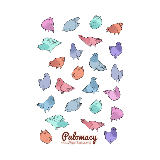 Colorful Pigeons by Palomacy