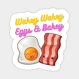 Funny, Cute Bacon and Eggs Magnet