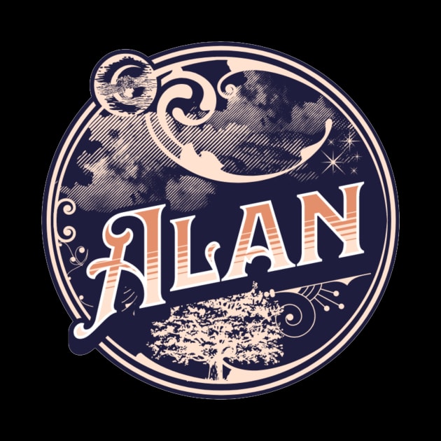 Alan Name Tshirt by Renata's