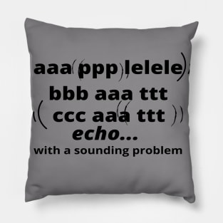 Funny Sounding typography Pillow