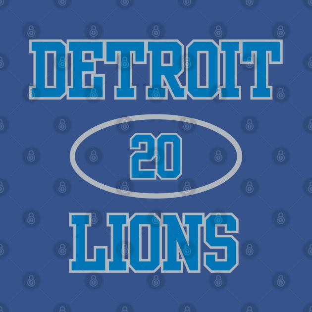 DETROIT LIONS BARRY SANDERS #20 by capognad