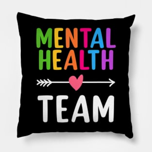 Mental Health Team Back To School Teacher Pillow