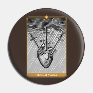 Three of Swords Pin