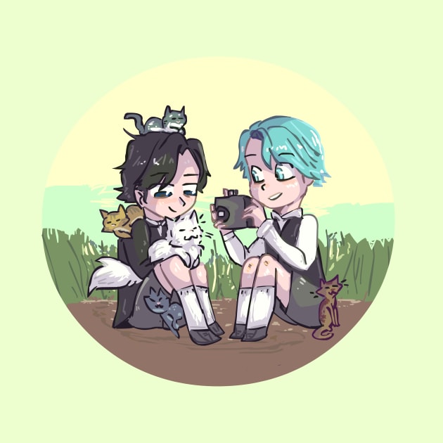 Jumin and V Childhood by sky665