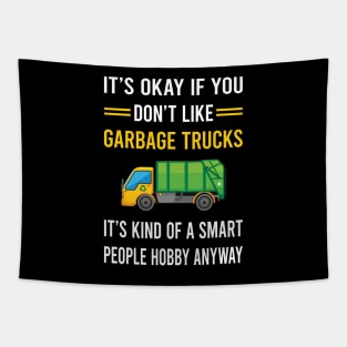 Smart People Hobby Garbage Truck Trucks Tapestry