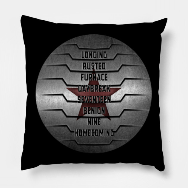 Winter Soldier Activation Words Captain America Pillow Teepublic