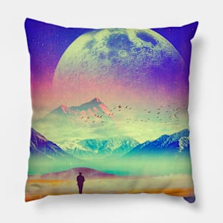 Walking Alone Edit Pillow