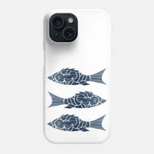 Gradient Ocean Fish Phone Case