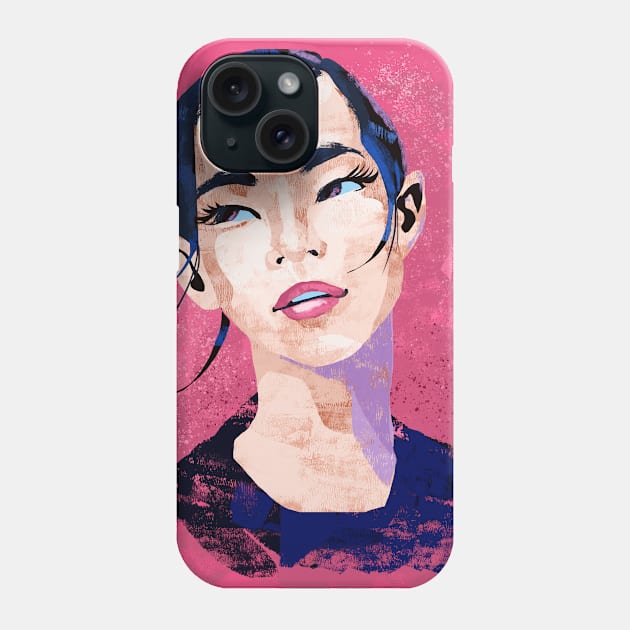 Pink Lady Phone Case by pastanaut