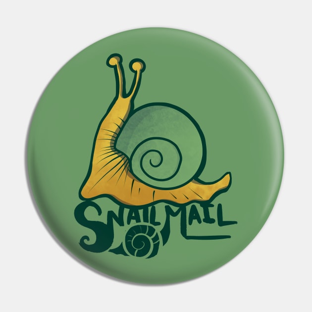 Snail Mail Pin by bubbsnugg