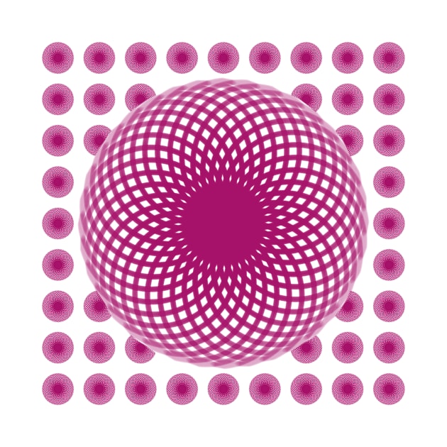 Pink Sphere Pattern by Designs_by_KC