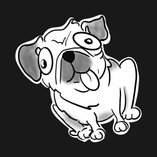 Pug cartoon dog T-Shirt