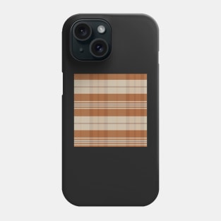 Light Academia Aesthetic Arable 1 Hand Drawn Textured Plaid Pattern Phone Case