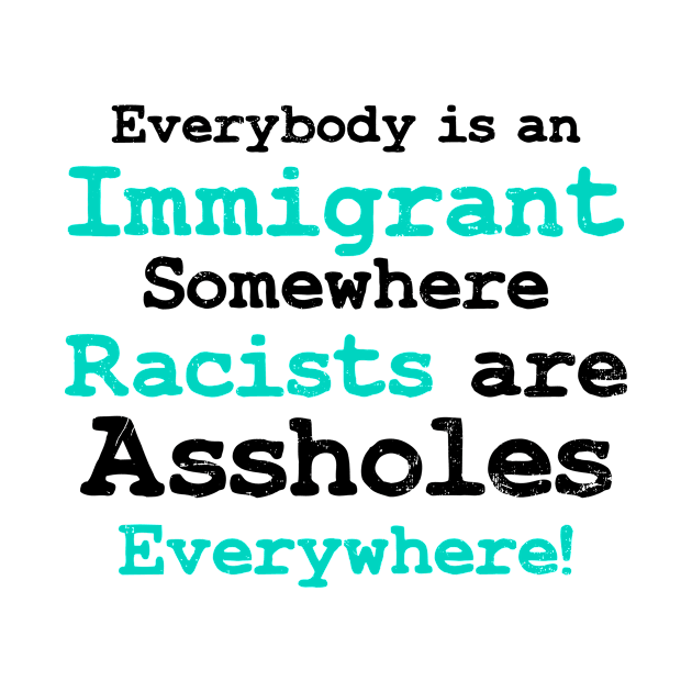 Anti Racism Shirt | Racist Assholes Everywhere Gift by Gawkclothing