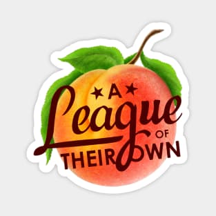 A League Of Their Own - Peach Magnet