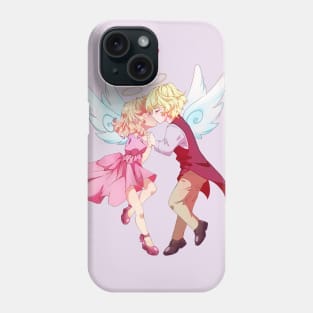 The kissing angels and love Phone Case