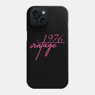 1976 Vintage. 44th Birthday Cool Gift Idea Phone Case