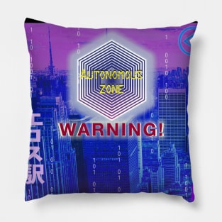 Aesthetic landscape landing panorama. Pillow