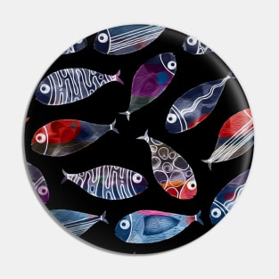 Colorful fish Pin